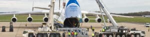 Loading an Antonov AN-225 freighter